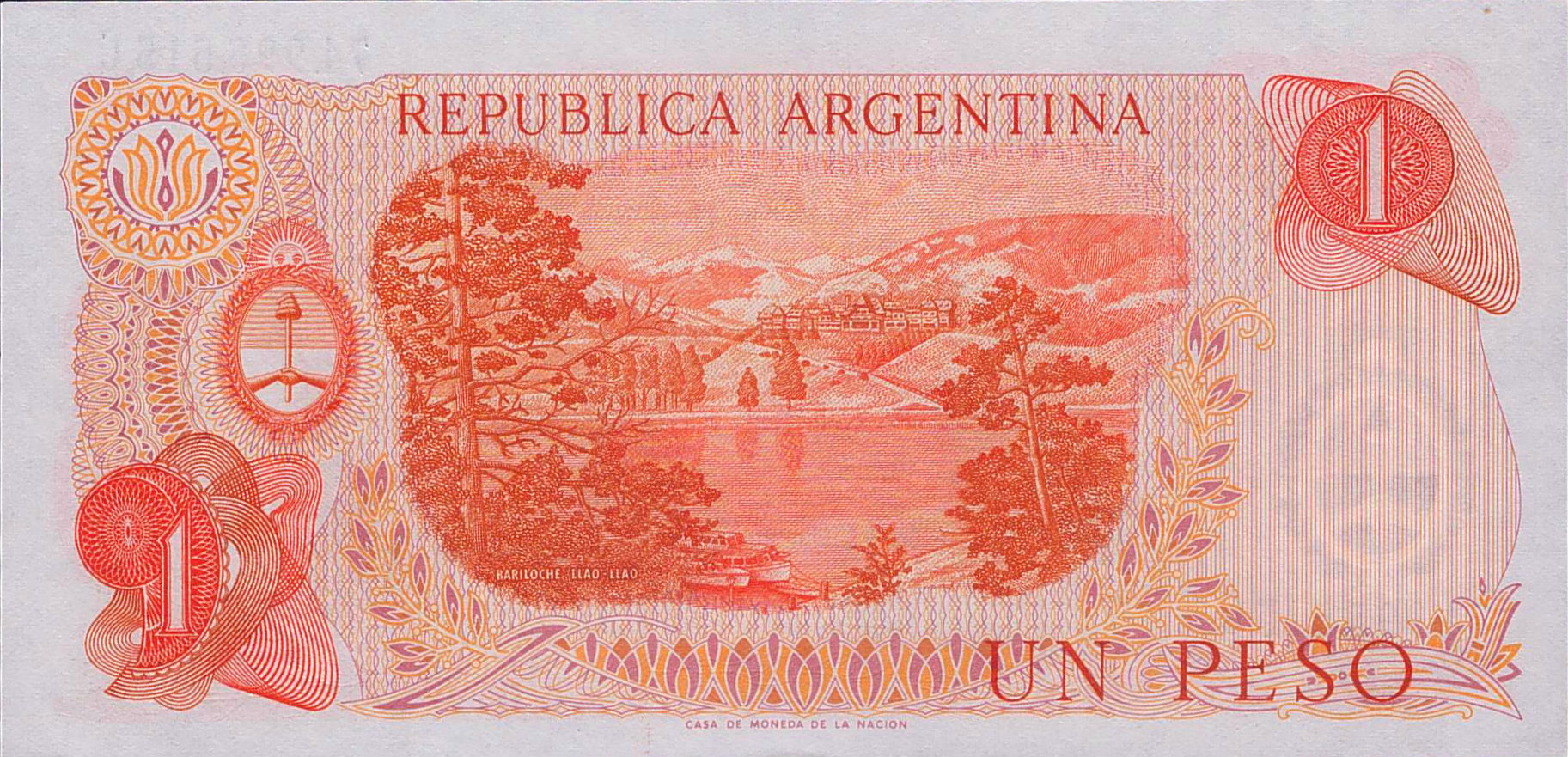 Argentina 1 1970 UNC P-287/3